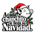 A cada chanchito le llega su Navidad.