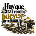 Hay que arar con los bueyes que se tienen.