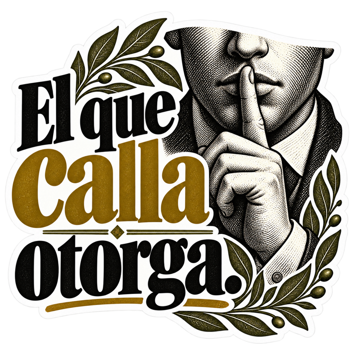 El que calla otorga.