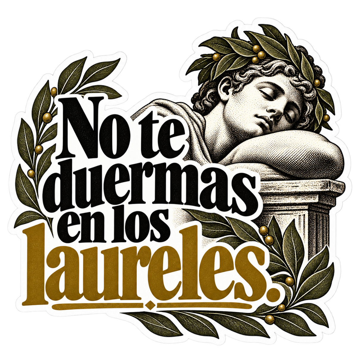 No te duermas en los laureles.